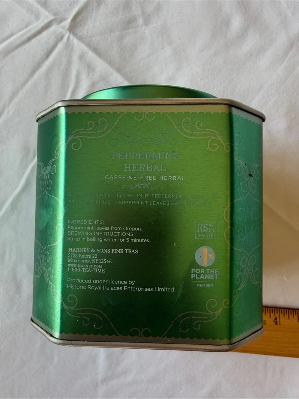 Harney & Sons Peppermint Tea Tin (Tin only)